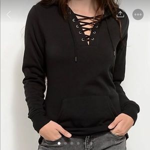 Abercrombie Tie Up Sweater